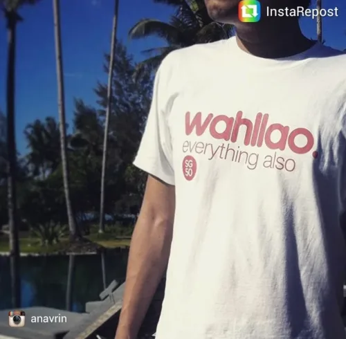 Wahllao Everything Also SG50 Crew Neck S-Sleeve T-shirt