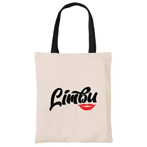 Limbu Lips Beech Canvas Tote Bag