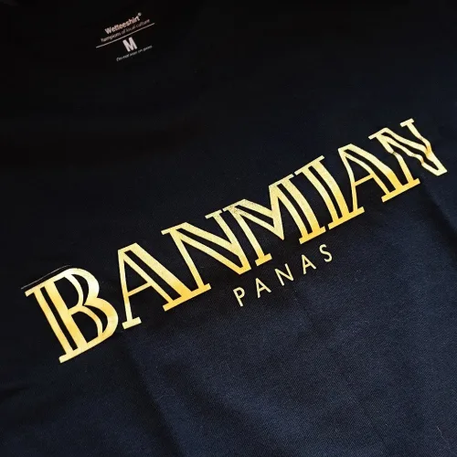 (Exclusive Gold Edition) Banmian Panas Crew Neck Long Sleeve T-shirt